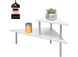 Scaffale Angolare Da Cucina Bremermann, Scaffale Da Cucina, Portaspezie, Bianco