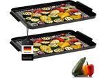 Set Di 2 Piastre Bremermann, Padella Per Grigliare, Rivestimento Antiaderente 29,5 X 25,5 Cm