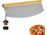 Tagliapizza Bremermann, Coltello Per Pesare Con Manico In Legno, Coltello Per Pizza