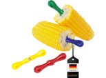 Porta Pannocchie Bremermann Set Di 4 Punte Colorate, In Acciaio Inox