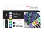 Tombow Ws-Bs-6Pfudenosuke Pastello Per Carta Nera Set Da 6