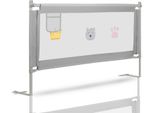 Jiubiaz Sponda Letto Culla Sponda Di Sicurezza 150Cm Protezione Anticaduta, Sponda Letto Di Sicurezza Regolabile In Altezza, Grazioso Modello Di Sponda Letto Pieghevole Per Bambini