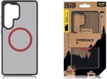 Cover Posteriore Tattica Magforce Hyperstealth 2.0 Galaxy S25 Ultra Nero/Rosso