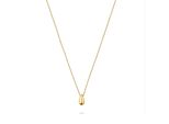 Kette Mit AnhäNger Liebeskind Berlin "Schmuck Geschenk Edelstahl Halskette The Mini Drop Tropfen", Gold (Gelbgoldfarben), Halsketten, Damen, Edelstahl, L: 45 B: 2Mm, B:2Mm