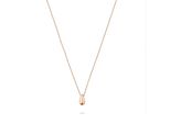 Kette Mit AnhäNger Liebeskind Berlin "Schmuck Geschenk Edelstahl Halskette The Mini Drop Tropfen", Rosa (RoséGoldfarben), Halsketten, Damen, Edelstahl, L: 45 B: 2Mm, B:2Mm