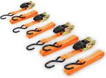 Set Di Cinghie Di Tensionamento Las, 4 Pezzi, Con Cricchetto E Gancio