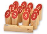 Hot Giochi Kubb Gioco In Legno Di Pino Scatola Fotografica Gioco Da Salotto All'aperto
