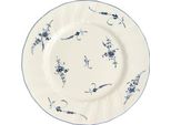 Villeroy & Boch Vieux Luxembourg Piatto Da Portata 26 Cm In Porcellana Bianca Blu
