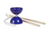 Bs Toys Bs Toys Diabolo Di Gomma - Giocattolo - Gioco All'aperto Per Bambini - Con Bastoncini Di Legno - Per Bambini E Bambine - Da 6 Anni - Blu - Giocattolo Da Circo - Giocattolo All'aperto - Giochi All'aperto - Giocattolo Da Giardino - Regalo Per Bambini