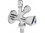 Valvola Combinata 1/2 X 3/4 X 3/8 Ad Angolo Diamante