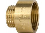 Riduttore Nipplo A Manicotto In Ottone 1/2X3/8 Gw/Mz