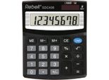 Rebell Sdc 408 Calcolatrice Desktop Calcolatrice Di Base Nero