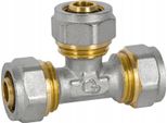 Pezzo A T In Pex 25X20X25 Diamantato E Avvitato