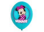 Disney Minnie Mouse Maus - 6 Palloncini In Lattice - 27,5 Cm