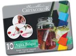 Set Di Acquerelli Cretacolor Aqua Brique 10 Colori In Scatola Di Custodia