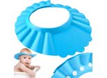 Cuffia Protettiva Per Bambini Durante Il Lavaggio Dei Capelli Cuffia Per Doccia Aiuto Regolabile Per Il Lavaggio Dei Capelli Cuffia Per Shampoo Rosa/Blu 23451, Colore:Blu/Blu