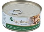 Applaws Cat Nassfutter Dose Thunfischfilet & Meeresalgen 156 Gx24