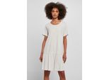 DáMské TričKo Urban Classics Ladies Valance Tee Dress Grigio Chiaro - 5XL
