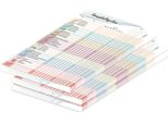 Pricaro Piano Di Pulizia "Icone"", Magnetico, A4, 25 Fogli, 3 Pezzi"