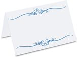 Pricaro Segnaposto "Ornamento"", Blu Reale, 50 Pezzi"