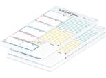 Pricaro Agenda Settimanale "Scarabocchi"", A4, 25 Fogli, 3 Pezzi"