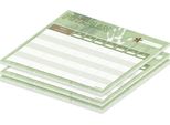 Pricaro Piano Di Pulizia "Krimi"", Verde Oliva, A4, 25 Fogli, 3 Pezzi"
