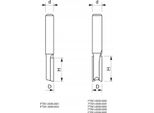 Globus Hm Z2 Fresa Diritta D16 I30 S8 Mm / Per Legno