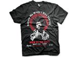 Jimi Hendrix - Maglietta Live In New York - Piccola - Nero