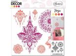 Aladine Timbri Creativi Yoga Mindfulness Decorazione Set Schiuma