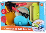 Set Di Utensili Da Cucina Playgo Per La Cucina Delle Bambole 8 Pezzi