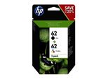 Original Hp 62 (N9J71AE) Druckerpatrone Schwarz,Color (Cyan,Magenta,Gelb)