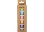 Creativ Company Stucco Glitterato Colori Pastello 6X20 Ml Set Per L'artigianato