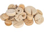 Colorations - Fette Di Legno Rotonde, 1 Kg