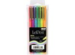 Marvy Uchida Fineliner Set Colori Neon 0,3 Mm 6 Penne