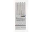 Marvy Uchida Fineliner Set 0,3 Mm Multi Colore 5 Penne Da Disegno