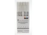 Set Di Fineliner Marvy Uchida - Penne Tecniche 0,3 Mm 5 Colori