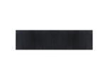 Vidaxl Tappeto Rettangolare Nero 100X400 Cm Bamboo