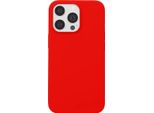 Jaym, Custodia In Silicone Premium In Microfibra Per Apple Iphone 13 Pro, Rosso