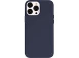 Jaym, Custodia In Silicone Premium In Microfibra Per Apple Iphone 13 Pro Max, Blu
