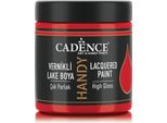 Cadence Vernice Acrilica Lucida 250 Ml Vernice Artigianale Rosso Porpora