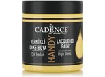 Cadence Vernice Acrilica Lucida 250 Ml Giallo Chiaro Pittura Artigianale Giocattolo