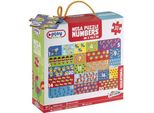 Grafix Puzzle Per L'apprendimento Dei Numeri - Gioco Attività Gigante 88X58,5 Cm