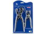 Hobby & Crafting Divertenti Pinze Per Fori E Occhielli Di Colore Argento Per Progetti Artigianali