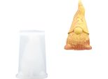 Jesmonite Stampo In Silicone Gnomo 10.5X7Cm Decorazione Natalizia