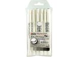 Set Di Pennelli Marvy Uchida Grigio - 6 Pezzi Per Disegno E Schizzi