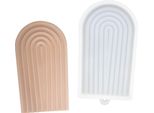 Stampo Arcobaleno In Silicone Jesmonite 19,5X11X2 Cm Per Divertirsi Con Il Crafting