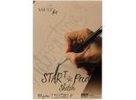 Smlt Sketchpad A4 Carta Bianca 90Gr 20 Fogli Blocco Da Disegno