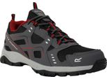 Regatta - Scarpe Da Trekking Da Uomo "Vendeavour"", Impermeabili RG8564 (45 Eu) (Grigio Granito/Rosso Pomodoro)"