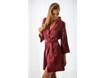 Vestaglia In Raso | Bordeaux | Panama | Vendita | Sconti |