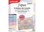 Set Di Penne Gel Uni-Ball Creative - 12 Colori Con Astuccio - Signo